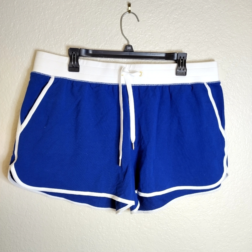 Nwt Lilly Pulitzer Trysta Knit Shorts In Blue Sz Xl
